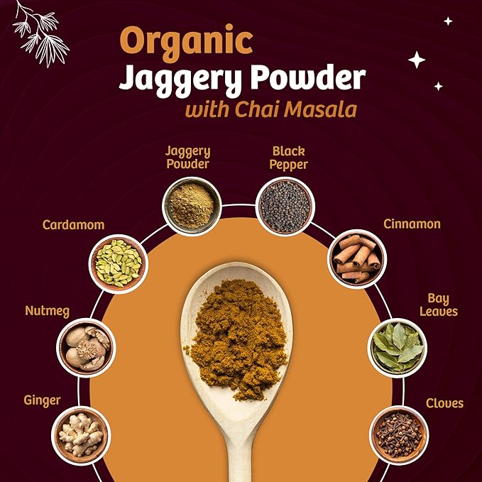 Naario Chai Masala with Jaggery Powder 200gms (Organic)