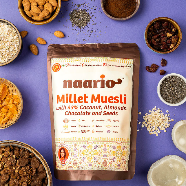 Naario Millet Muesli 350gms